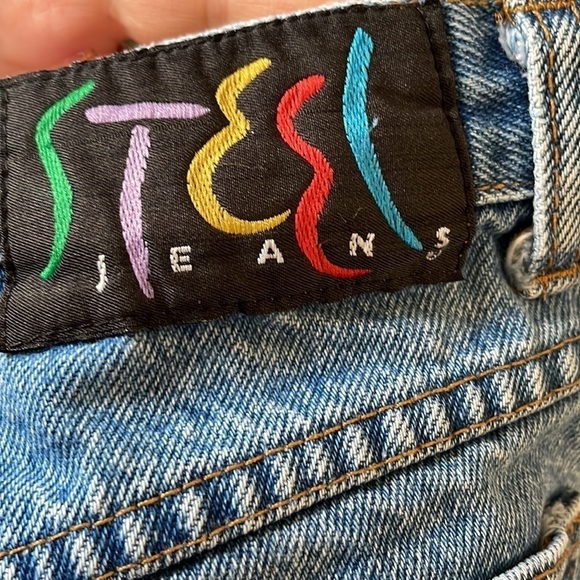 STEEL Jean Cut Off Shorts Size 7 - Picture 7 of 9